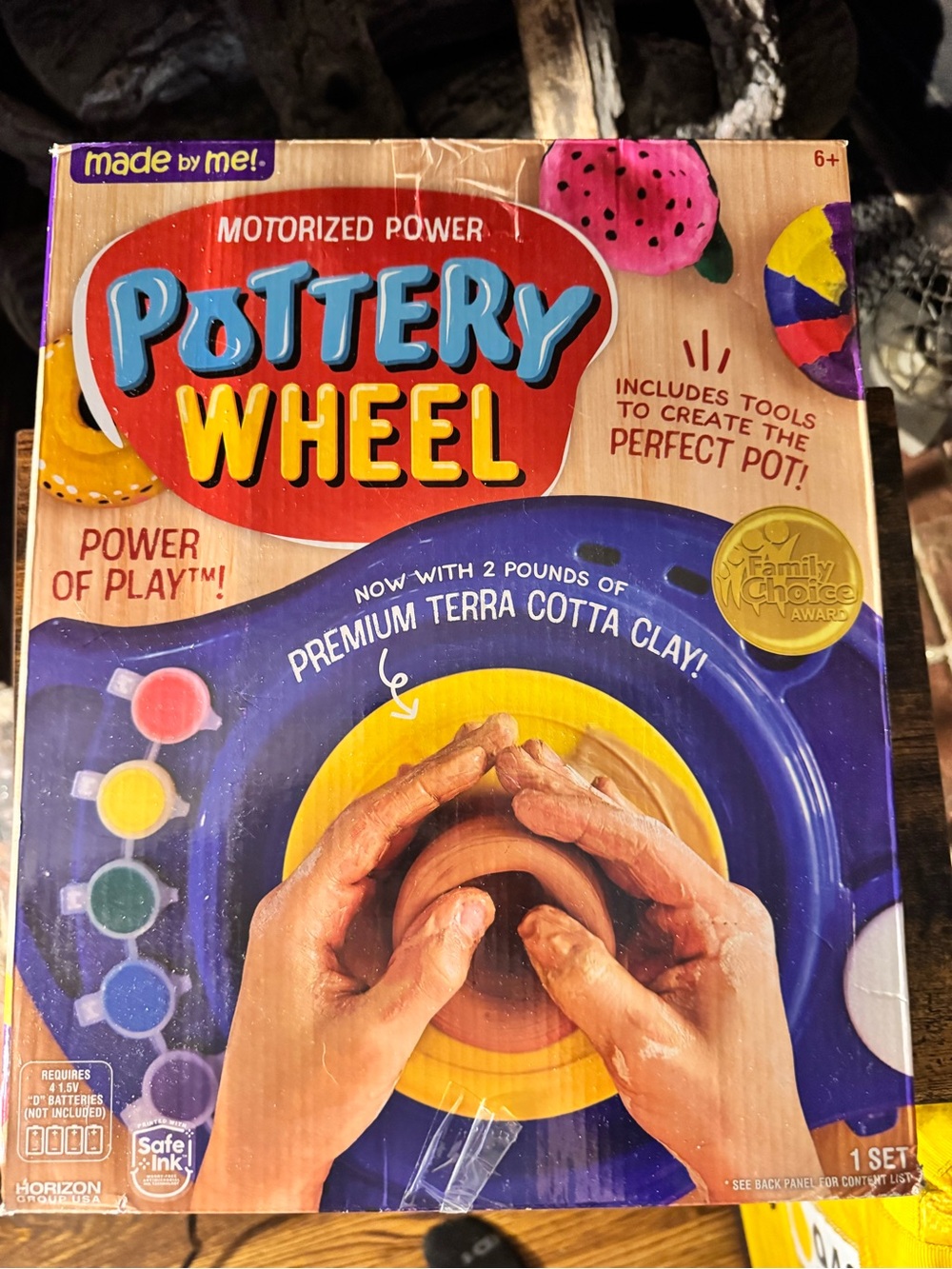 Pottery Wheel Kids Toy - Clay making kit